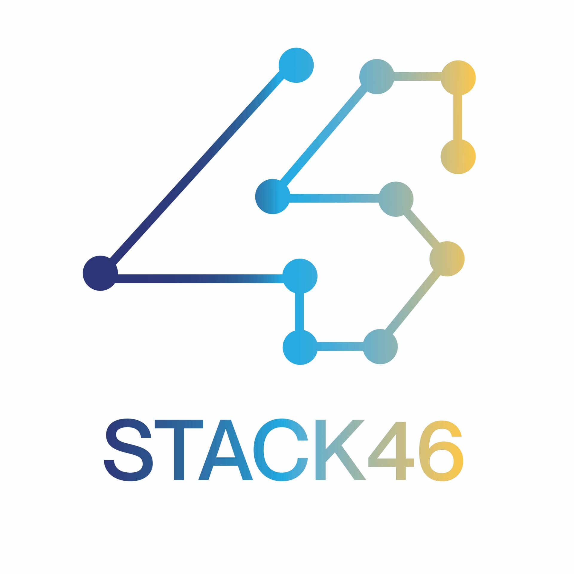 Stack46 logo representing the engineering division of FourSix46, focused on scalable web platforms, infrastructure, and AI-powered systems.